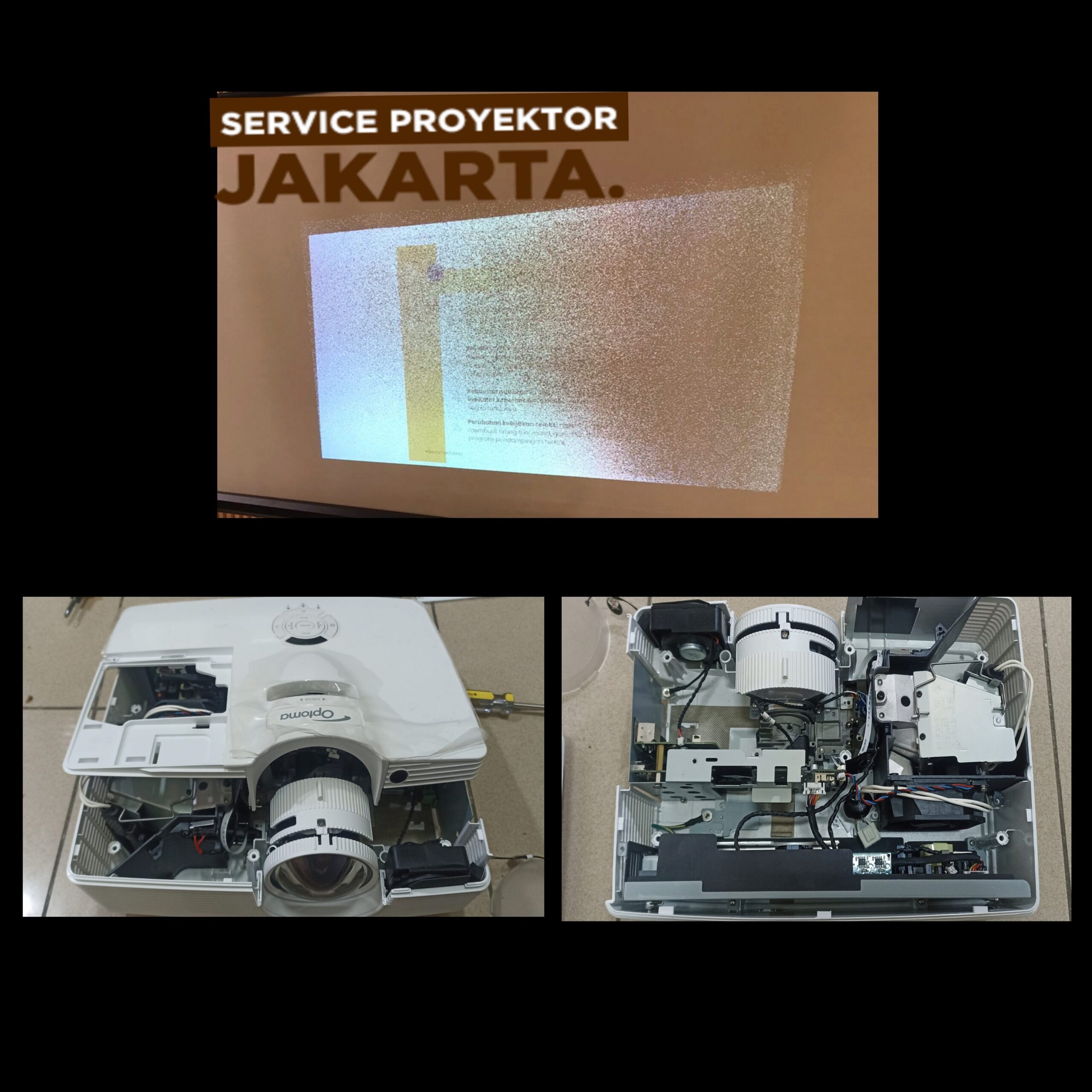 service proyektor optoma jakarta